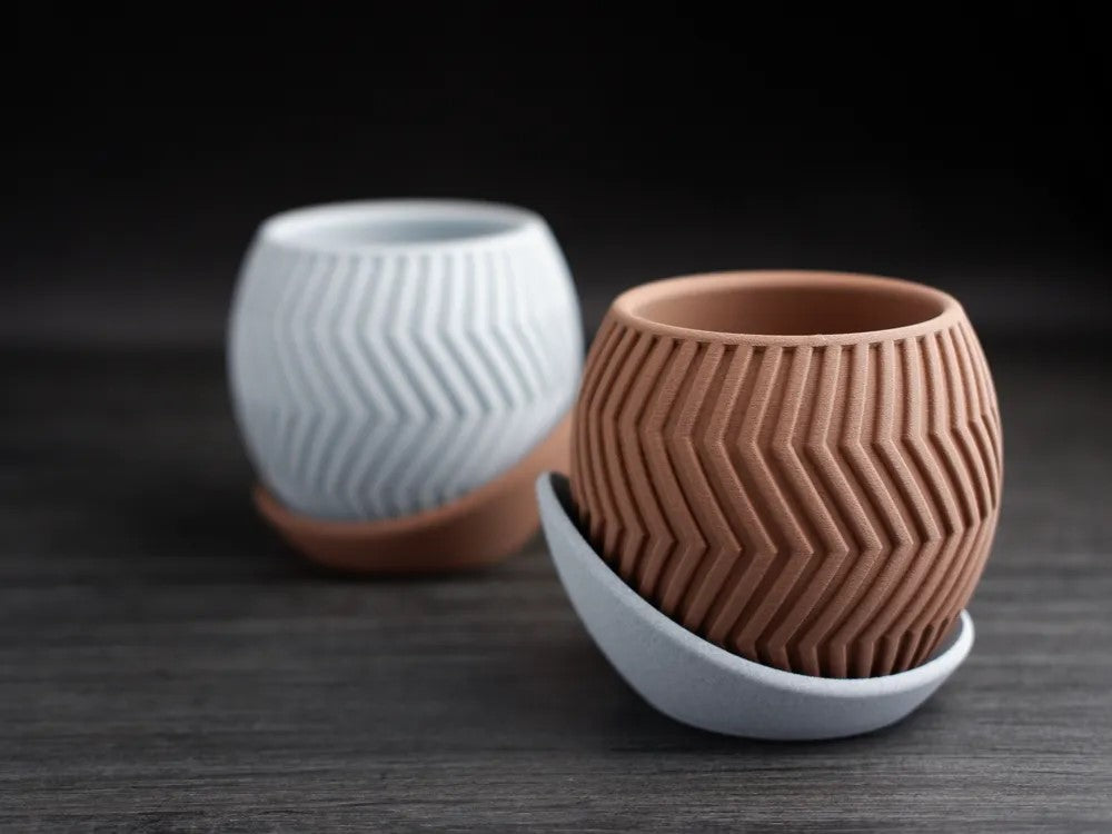 zig zag planter · wrap around plate