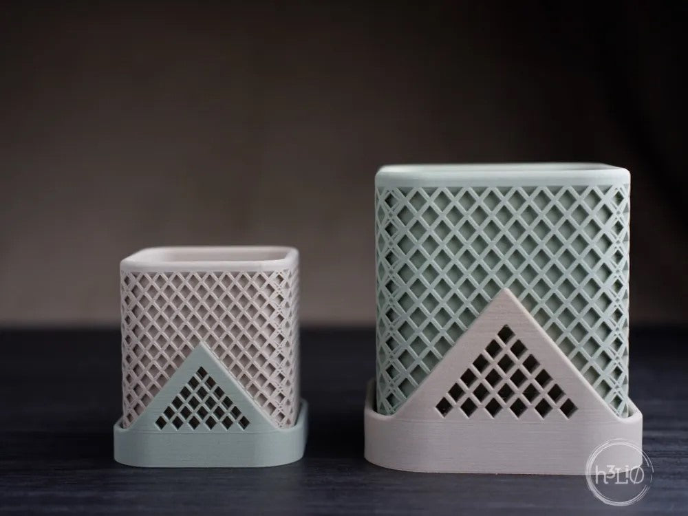 squared polygon planter · polygon plate