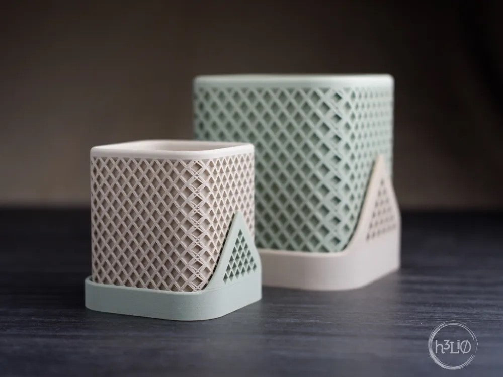 squared polygon planter · polygon plate