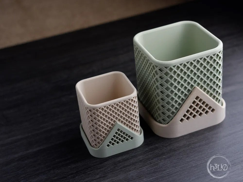 squared polygon planter · polygon plate