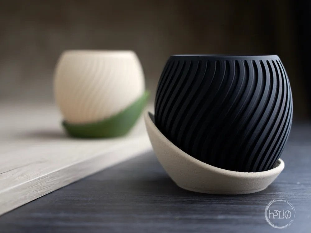 wavy planter · wrap around plate