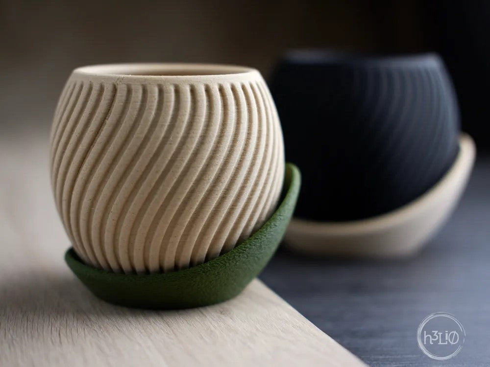 wavy planter · wrap around plate
