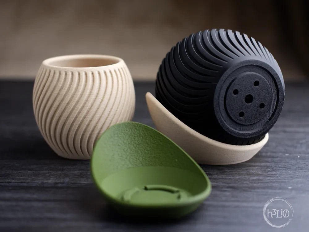 wavy planter · wrap around plate
