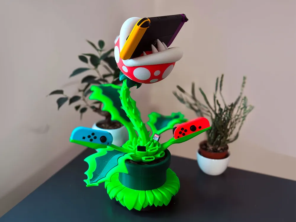 Piranha Plant Switch Dock (Charging and TV - Hub)