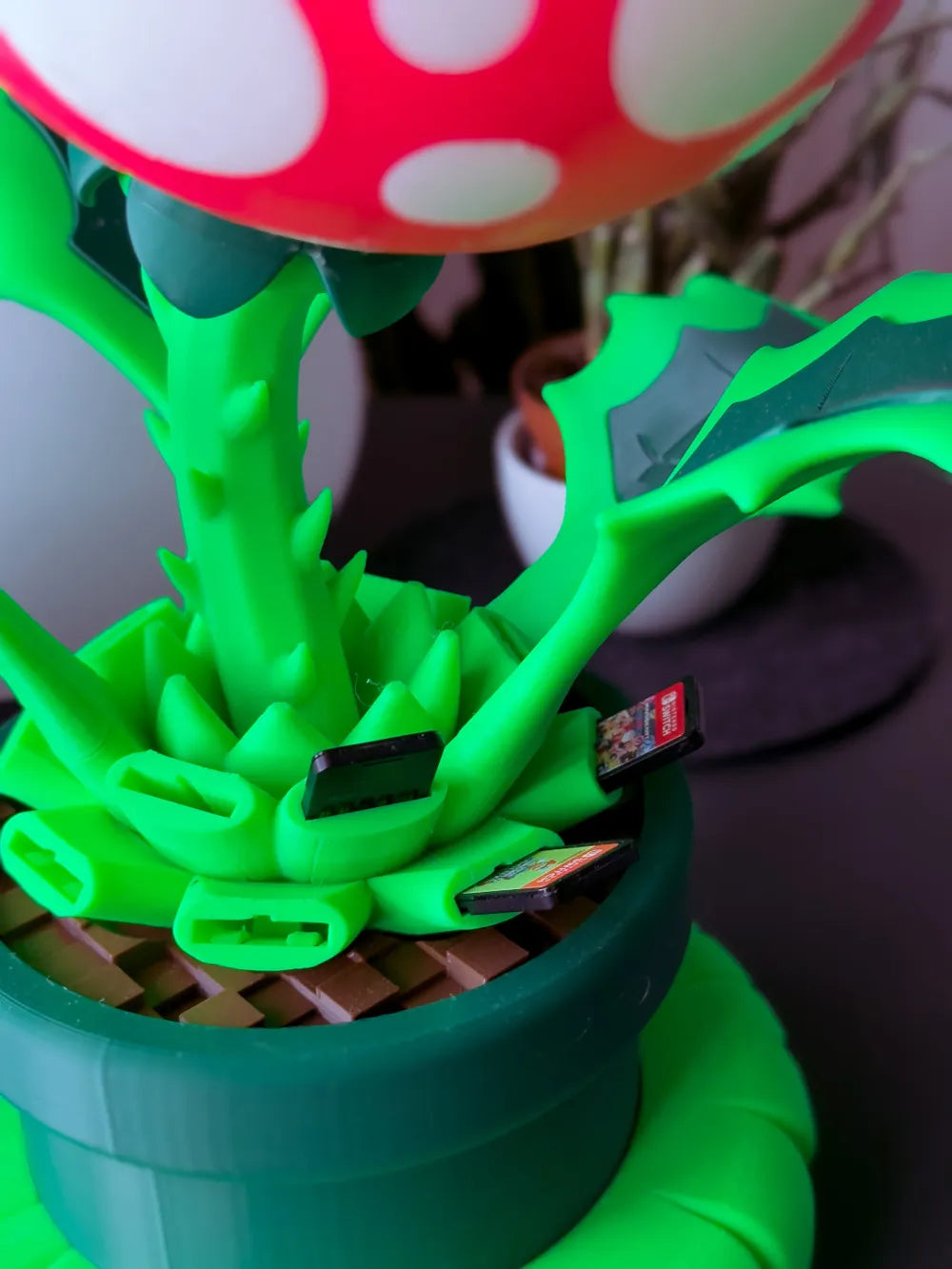 Piranha Plant Switch Dock (Charging and TV - Hub)