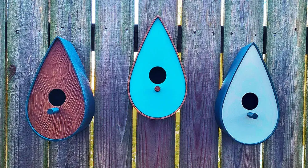 Elegant Raindrop Birdhouse
