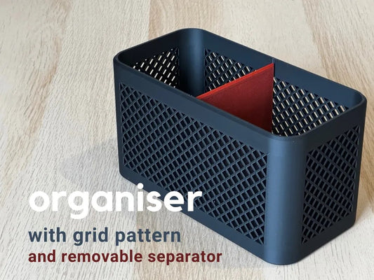 organiser with grid